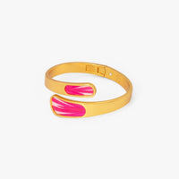 Berea Bezel Hinge Cuff