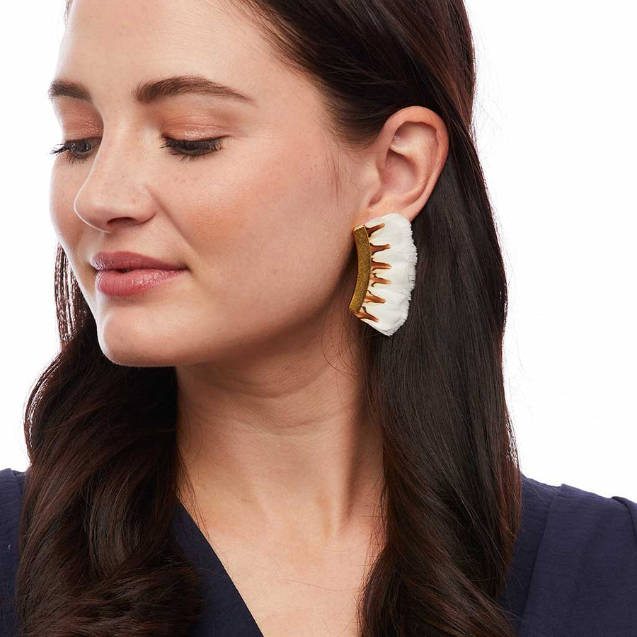 Bergan Crescent Earring