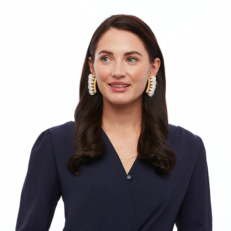 Bergan Crescent Earring