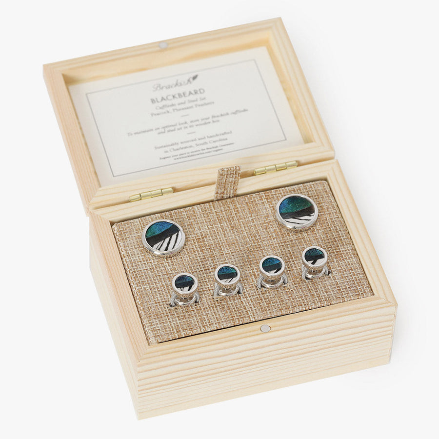 Blackbeard Cufflink & Studs Set