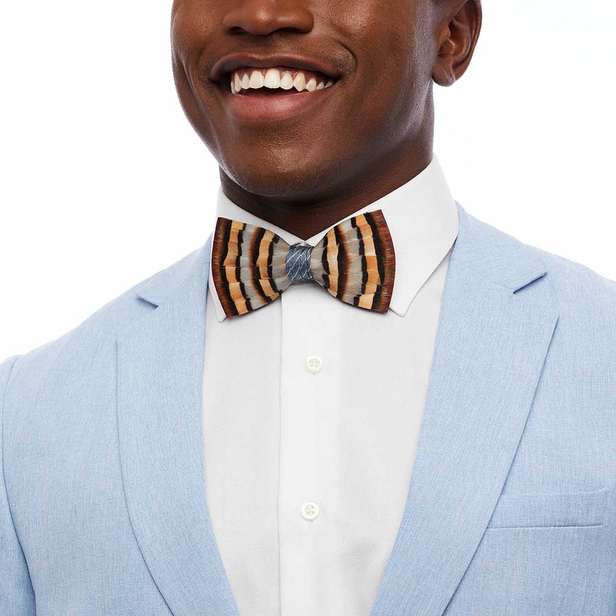 Blue Chuka Bow Tie