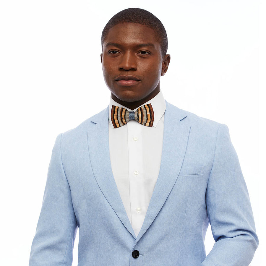 Blue Chuka Bow Tie