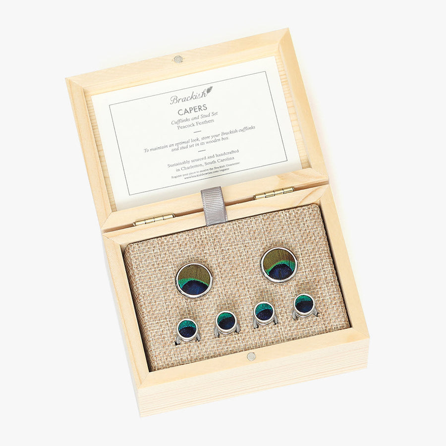 Capers Cufflink & Studs Set