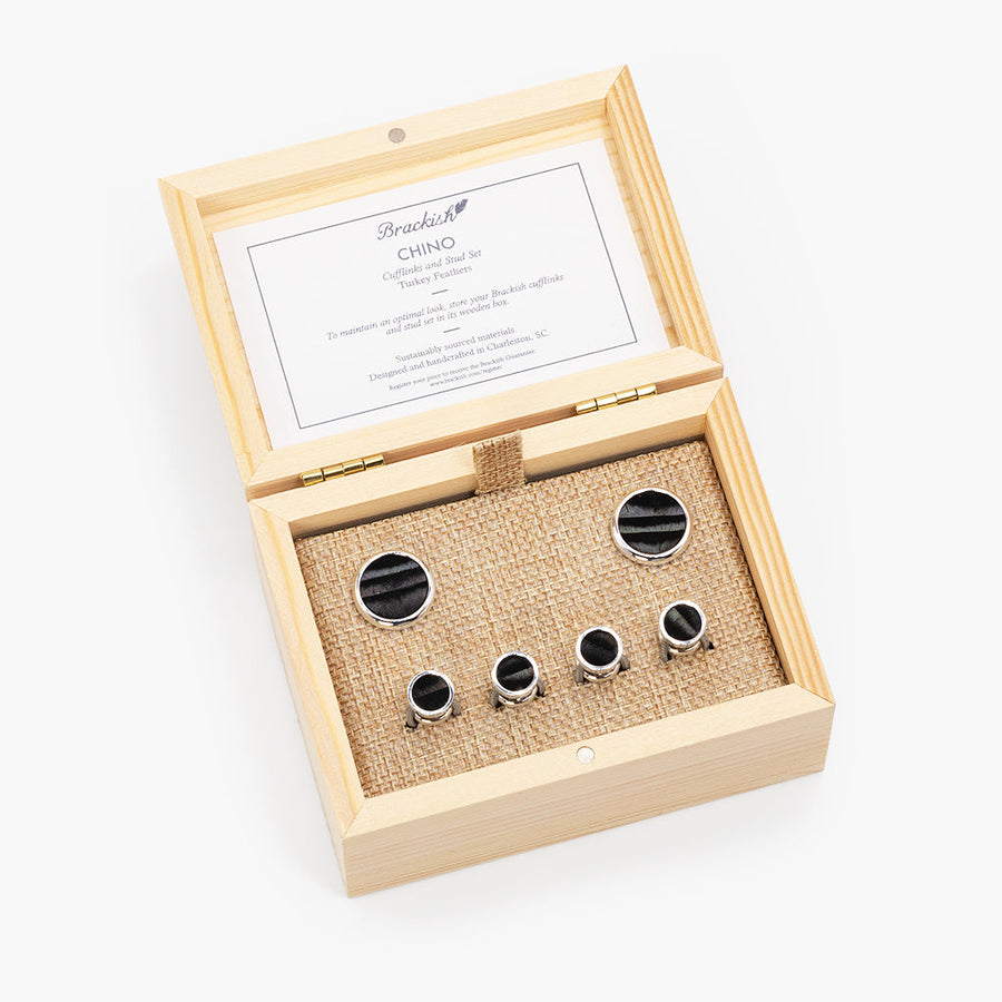 Chino Cufflink & Studs Set