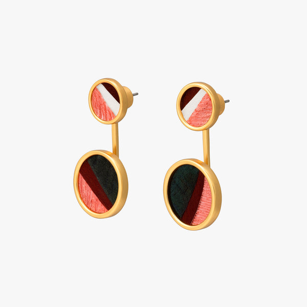 Elizabeth Bezel Jacket Earring