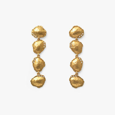 French Quarter Gold Plated Drop Earring