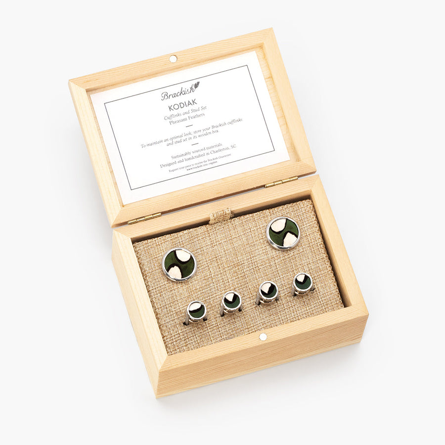 Kodiak Cufflink & Studs Set