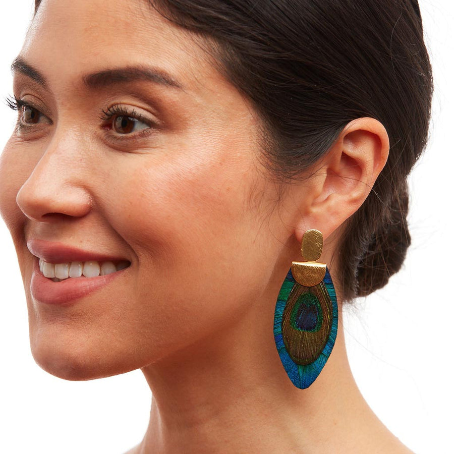 Nikko Blue Drop Earring