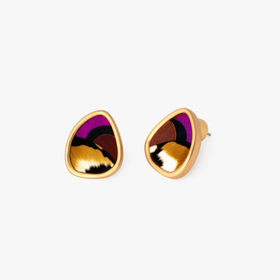 Violet Stud Earring